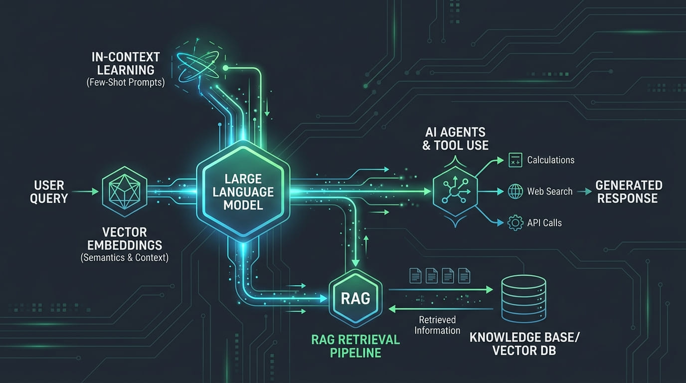 New to LLMs? An Engineering Guide to In-Context Learning, RAG, Fine-Tuning, and Agents